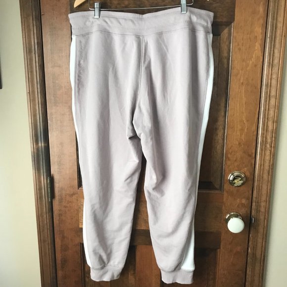 Calvin Klein Performance Mauve/Ivory Hoodie Jacket & Drawstring Joggers Set 3X - Picture 16 of 16